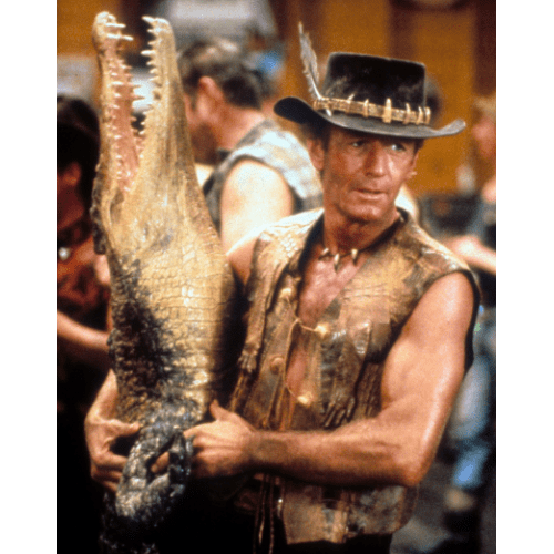 Crocodile Dundee Paul Hogan Leather Vest